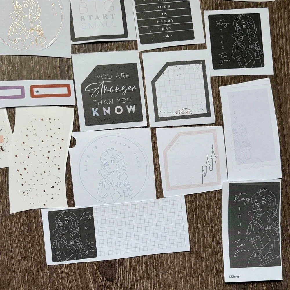 ❤️$4 Disney Snow White Not So Mystery Happy Planner Sticker Set
